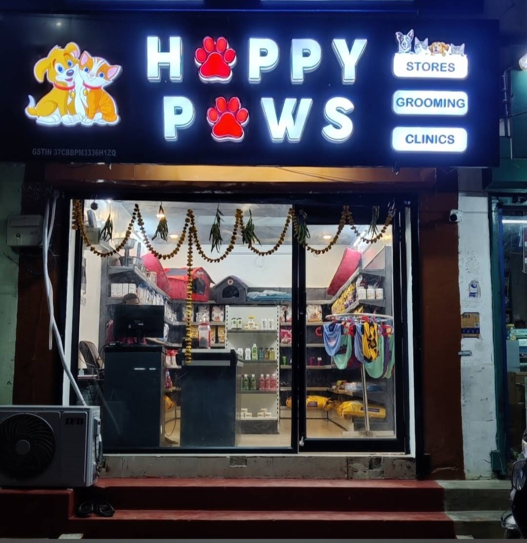 Happy paws pet clinic store